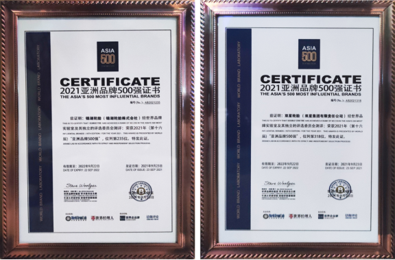 亞洲品牌500強(qiáng)，雙星、錦湖強(qiáng)勢(shì)上榜！