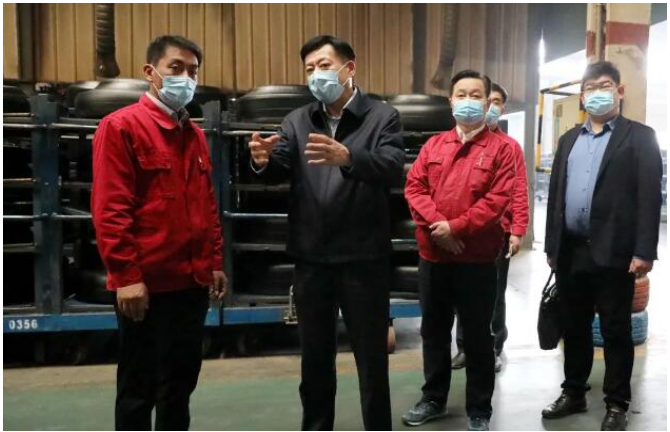 棗礦集團(tuán)董事長到豐源輪胎調(diào)研