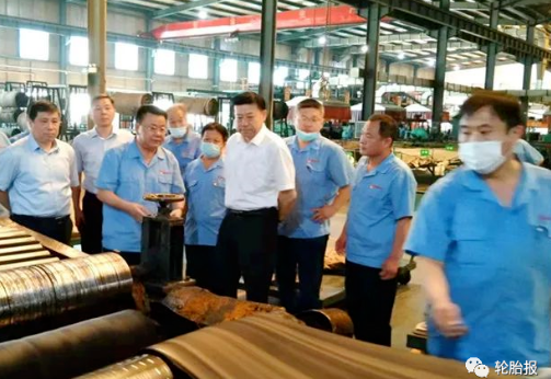 棗礦集團董事長侯宇剛調(diào)研中興慧通輪胎