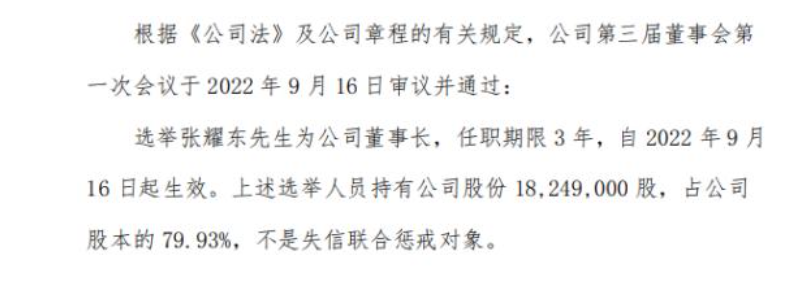張耀東任豐華輪胎董事長(zhǎng)