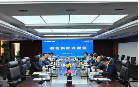 物產(chǎn)中大化工董事長，拜訪賽輪集團(tuán)