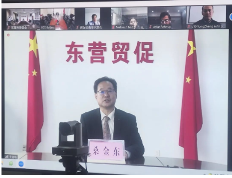 　東營市貿(mào)促會副會長桑金東表示，隨著“一帶一路”倡議的實施，中國和非洲地區(qū)國家經(jīng)貿(mào)合作發(fā)展迅速，成果顯著，品牌推廣行動將為東營、非洲地區(qū)工商界和企業(yè)搭建起一座友誼的橋梁，進(jìn)一步密切非洲企業(yè)與東營橡膠輪胎企業(yè)間聯(lián)系，促進(jìn)合作，互惠互利，共同發(fā)展。