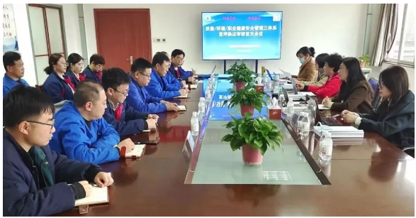 豪邁電纜集團通過質(zhì)量、環(huán)境和職業(yè)健康安全管理體系復評換證審核