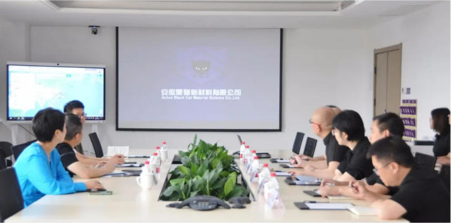 黑貓集團黨委委員、行政總召集人盛旺喜率領相關人員，前往安徽黑貓公司進行實地調研，了解該公司的生產經營情況以及混改企業(yè)黨建工作的整改進展。此次調研得到了景焦能源公司和黑貓股份的負責人的陪同。