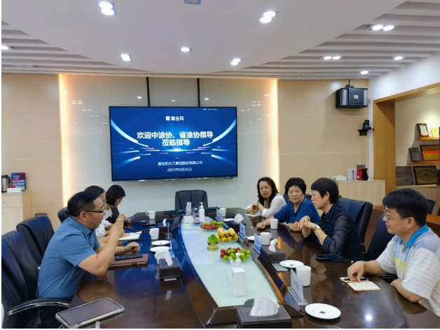 隨后，孫蓮英一行對廣東省重點涂料企業(yè)進行了深入調(diào)研。