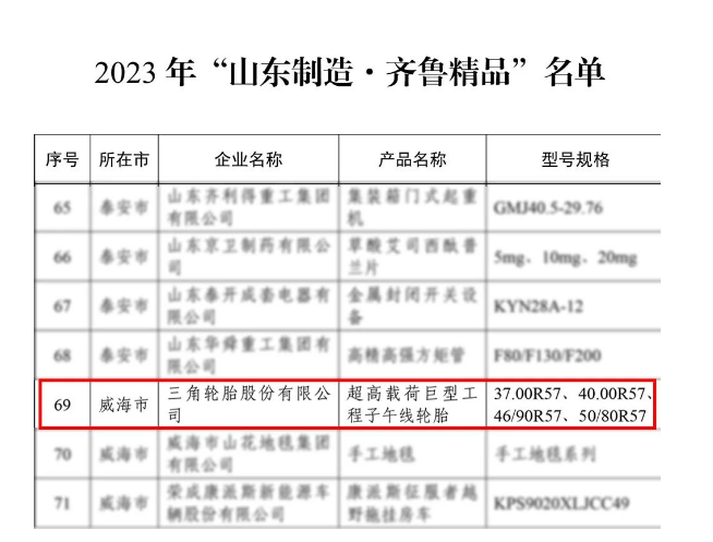 三角輪胎在這些榮譽(yù)中的獲得，充分展示了其在科學(xué)研究、工業(yè)領(lǐng)域和制造業(yè)發(fā)展方面的卓越表現(xiàn)。