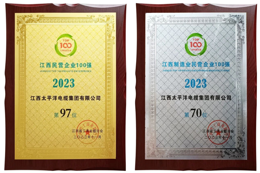 江西省人民政府新聞辦公室與江西省工商業(yè)聯(lián)合會(huì)攜手主辦的2023年江西民營(yíng)企業(yè)100強(qiáng)發(fā)布會(huì)于11月3日盛大舉行。在這次發(fā)布會(huì)上，江西太平洋集團(tuán)榮登“江西民營(yíng)企業(yè)100強(qiáng)”以及“江西制造業(yè)民營(yíng)企業(yè)100強(qiáng)”榜單。